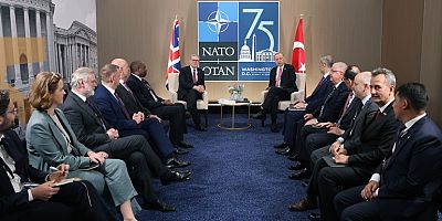 Cumhurbaşkanı Erdoğan, İngiltere Başbakanı Starmerle Görüştü