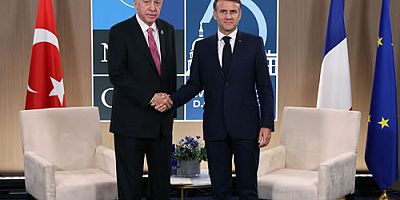 Cumhurbaşkanı Erdoğan, Macron ve Zelensky  ile görüştü