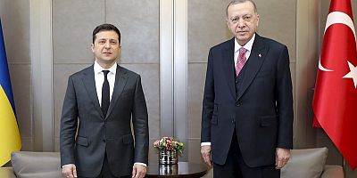 Cumhurbaşkanı Erdoğan,Ukrayna Başkanı Zelenskiy ile görüştü