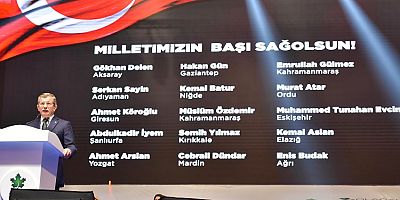 Davutoğlu, yeniden Gelecek Partisi Genel Başkanı seçildi