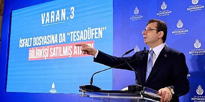 Ekrem İmamoğlu Turpun Büyüğünü açıkladı,  kürsüden iner inmez soruşturma!