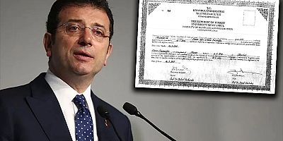 Ekrem İmamoğlu'nun yüksek lisans diploması iptal edildi