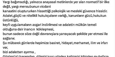 Feti Yıldız'dan yargıya mesaj