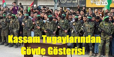 Gazze sokaklarındaki gövde gösterisi,