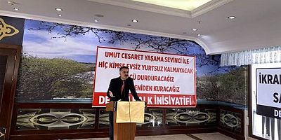 Hüseyin Aygün, Tunceli'den bağımsız aday oldu.
