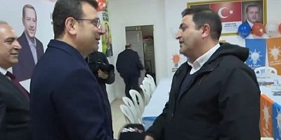İmamoğlu, AKP'nin Seçim Ofisi'ni ziyaret etti