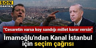 İmamoğlu Kanal İstanbul İçin Sandığı Gösterdi
