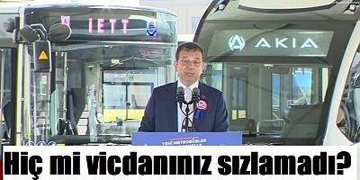 İmamoğlu, yeni nesil metrobüslerin tanıtım töreninde açıklama yaptı.