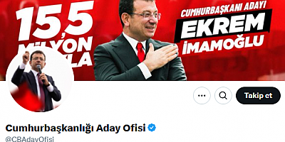 İmamoğlunun Cumhurbaşkanlığı Aday Ofisi Olarak X Hesabı Açıldı