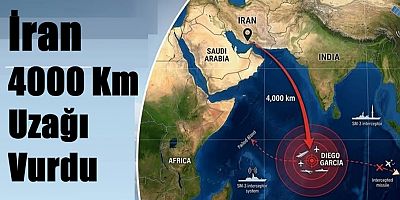 İran 4 Bin Km Menzilli Balistik Füze Kullandı...