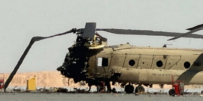 İRAN ABD'NİN CH-47 HELİKOPTERİNİ VURDU