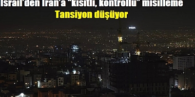 İsrail İran'a Kontrollü Misilleme, Vurur Gibi Yaptı