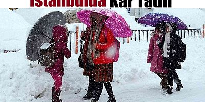 İstanbul'da 5 ilçede eğitime kar arası