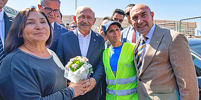 Kılıçdaroğlu,konut projesinin ilk etabının temel atma törenine katıldı.