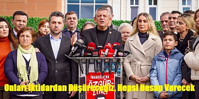 Kimse bizden helallik istemesin, hakkımızı helal etmiyoruz