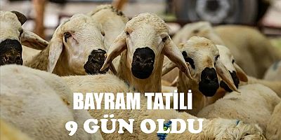 Kurban Bayramı tatili 9 gün oldu