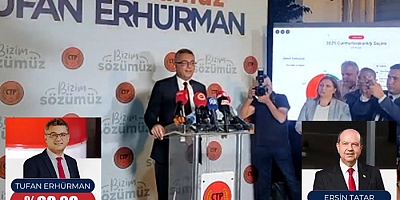 Kuzey Kıbrıs'ta zafer CTP Adayı Tufan Erhürman'ın