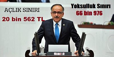 MHP Konya Milletvekili Kalaycı: Asgari ücret en az açlık sınırında olmalı