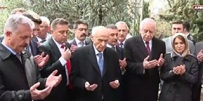 MHP Lideri Devlet Bahçeli 66 gün sonra ortaya çıktı...