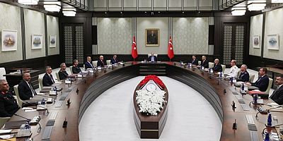 Millî Güvenlik Kurulu, Cumhurbaşkanı Erdoğan başkanlığında toplandı