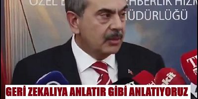 Milli Eğitim Bakanının Cevap Veremediği Soru?