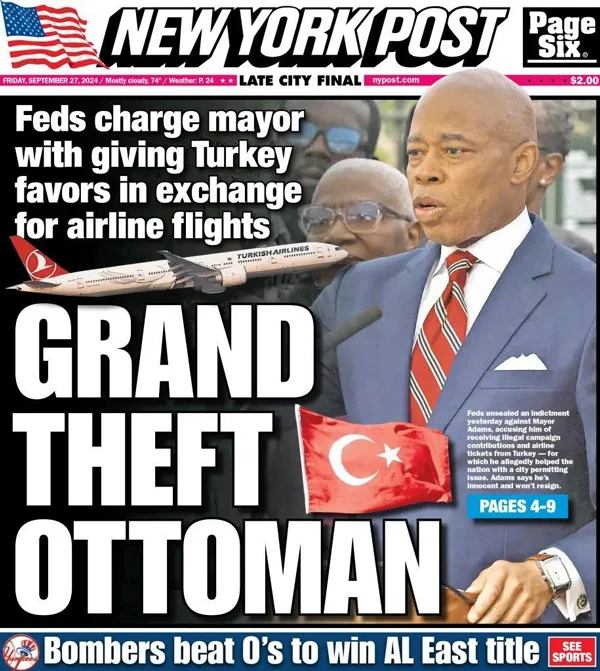 New York Belediye Başkanından Sınır Ötesi Yolsuzluk