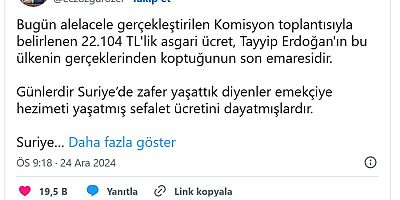 Özgür Özel asgari ücret kararına karşı grev çağrısı yaptı