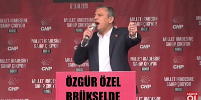 ÖZGÜR ÖZEL BRÜKSELDE 61.NCİ EYLEMİ YAPIYOR