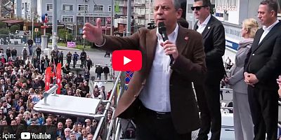 ÖZGÜR ÖZEL ÇAĞLAYANDA HALKA HİTAP EDİYOR