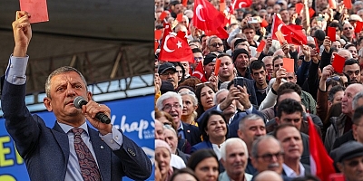 Özgür Özel iktidara kırmızı kart gösterdi