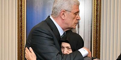 Özgür Özel ve Musavvat Dervişoğlu, Ateş'in ailesi ile bir araya geldi