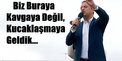 Özgür Özele Konya'da Büyük Sevgi Seli