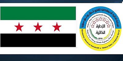 Pkk/Ypk yeni Suriye bayrağını kurumlarda dalgalandırma kararı aldı