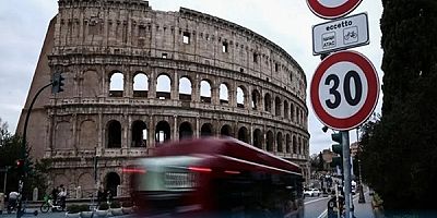 Roma'da Hız Sınırı 30 Kilometreye Düşürüldü