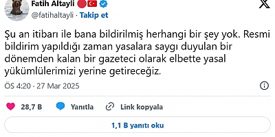 RTÜK 72 saat süre vermişti: Fatih Altaylı'dan açıklama geldi