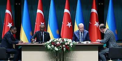 Ruanda Cumhurbaşkanı Kagame, Erdoğanla Görüştü