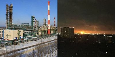 Rus Saldırılarına Ukrayna Rafineriyi Vurarak Cevap Verdi