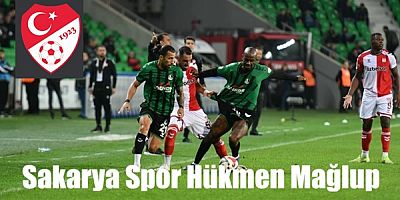 Sakaryaspor'a hükmen mağlubiyet cezası verildi!