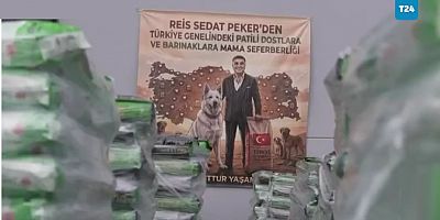 Sedat Peker 'Yeryüzündekilere merhamet edin' dedi, 100 ton mama bağışladı