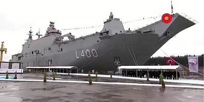 SİHA gemisi TCG Deniz Kuvvetlerine Teslim Edildi