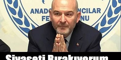 Süleyman Soylu'dan flaş açıklama