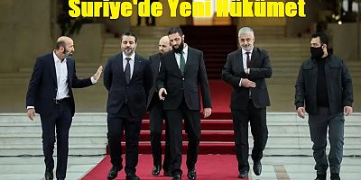 Suriye'de Yeni Hükümet Kabinesi Şekillendi