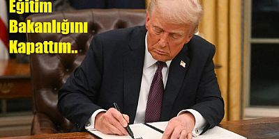 Trump, eğitim bakanlığının kapatılmasını öngören kararnameyi imzaladı