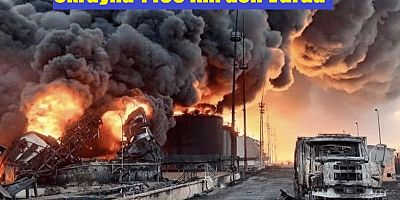 Ukrayna, devlet sınırından 1400 kilometre uzaklıktaki Başneft-Novoil rafinerisini vurdu.