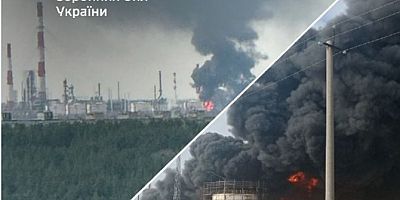 Ukrayna Rusya’nın petrol devlerini vurdu: Aynı anda 4 stratejik tesiste yangın çıktı!