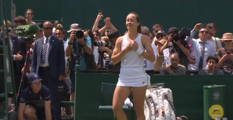 Zeynep Sönmez, Wimbledon'da üçüncü turda