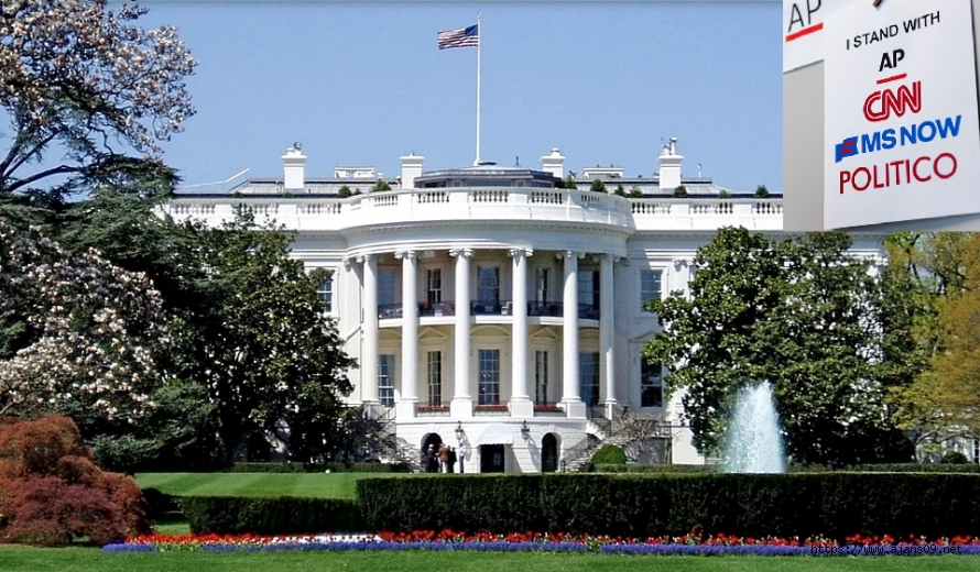 Trump tarafından yasaklanan medya kuruluşları, yargıcın emriyle sarayda...