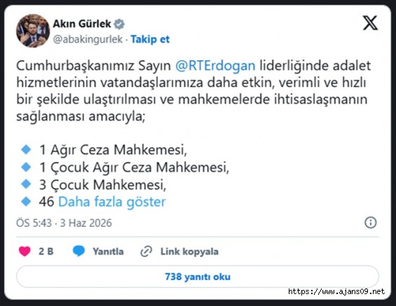 140 yeni mahkeme kurulacak