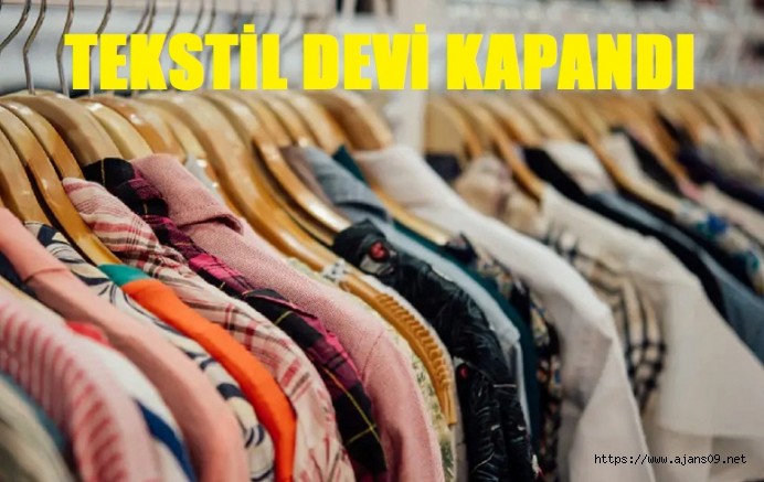 68 yıllık tekstil devi iflas etti