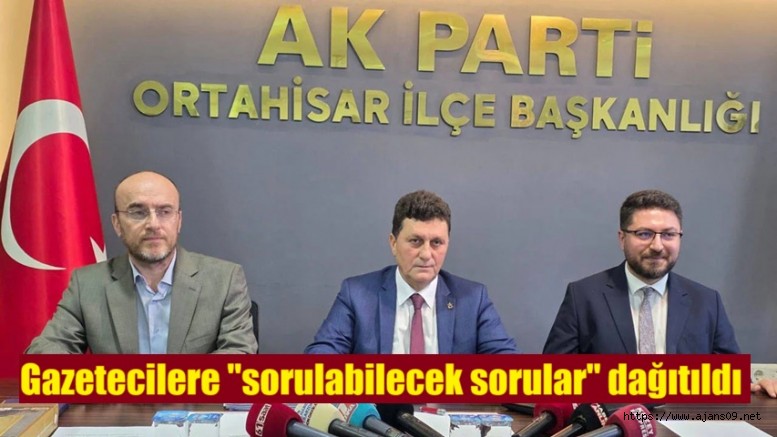 AKP'den basın özgürlüğü 'dersi":